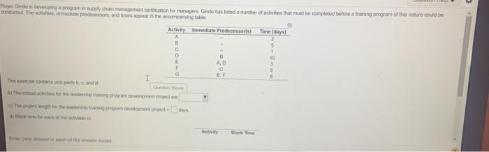 Roger Gnde is developing program in supply chain
