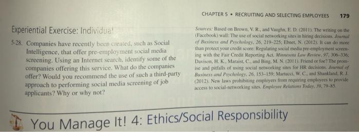 this is from Managing human resources management