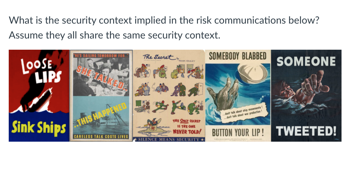 What is the security context implied in the risk