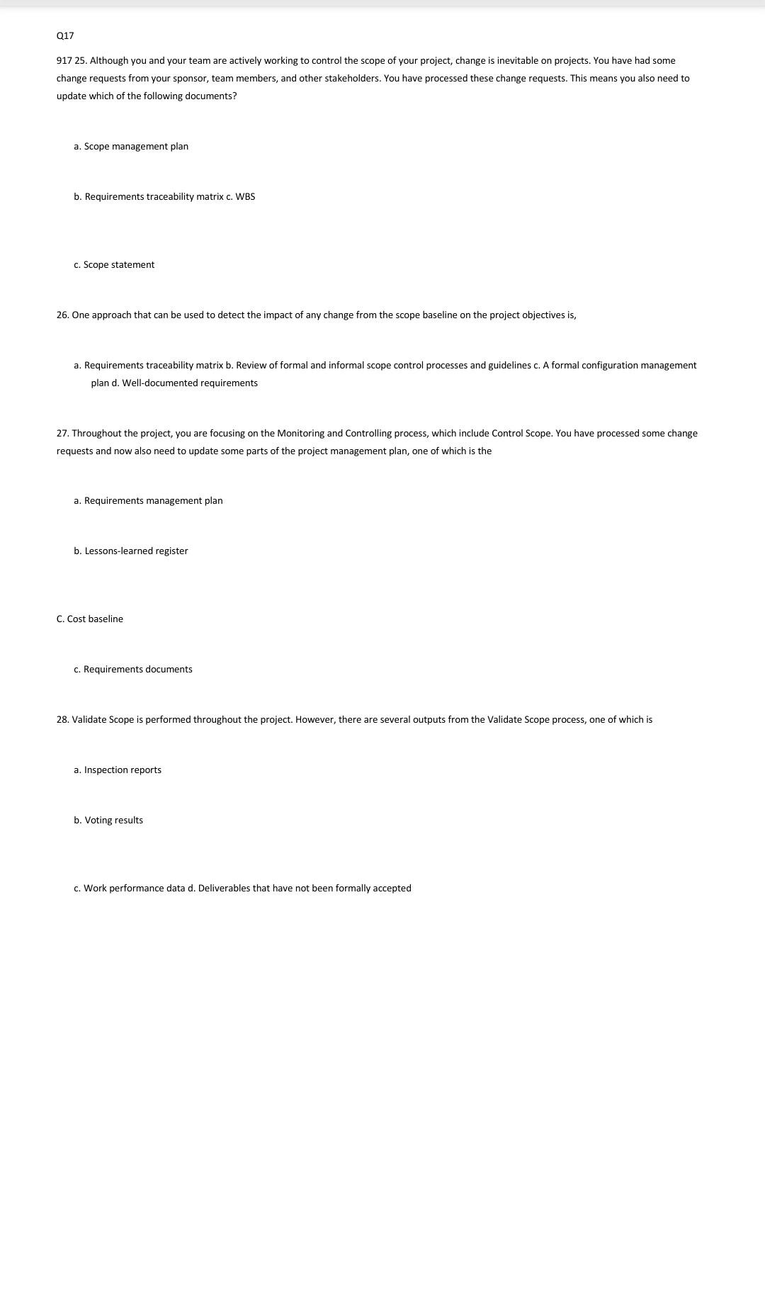 explanation for each part is important Q17 917