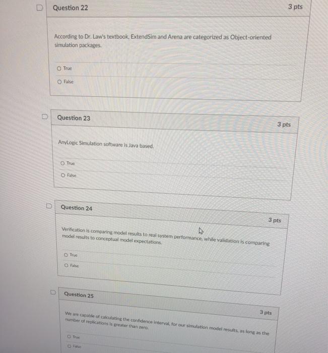 help plz D Question 22 3 pts According to