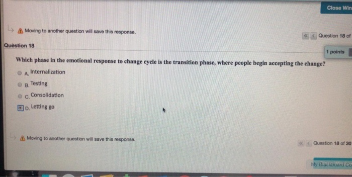 Close Win Moving to another question will save