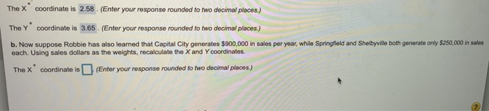 please also calculate teh Y coordinate