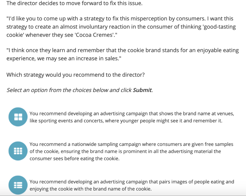 The director decides to move forward to fix this