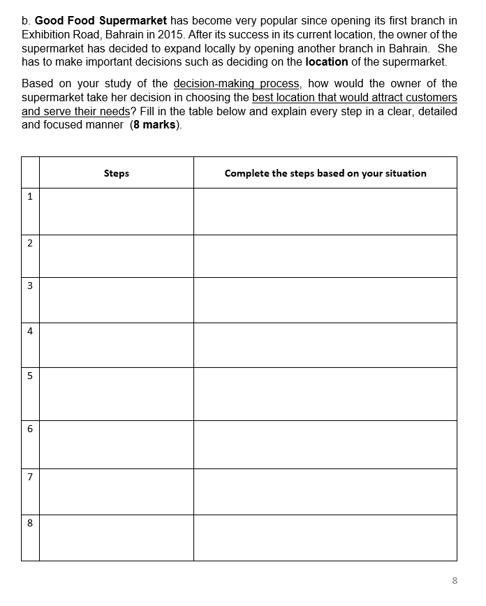 PART B: 14 Marks (A1, B1, C1, C2, D1) Question 3: