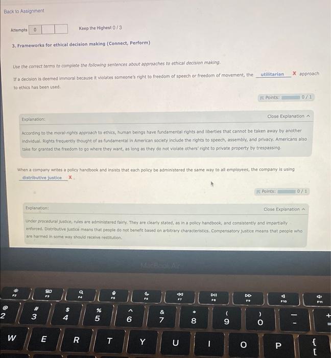 Back to Assignment Attempts 0 Keep the Highest