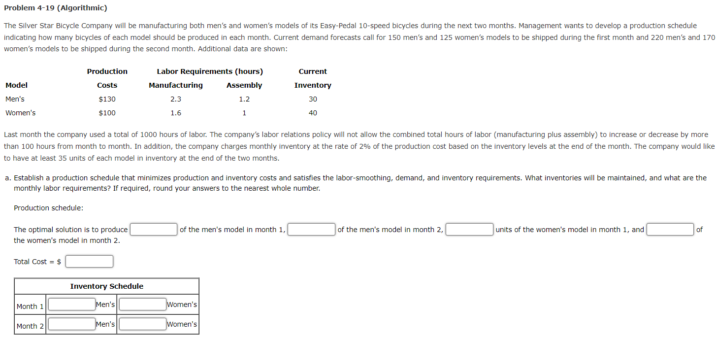 Problem 4-19 (Algorithmic) The Silver Star