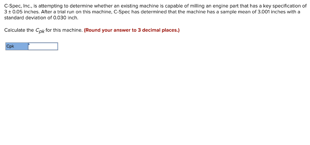 C-Spec, Inc., is attempting to determine whether