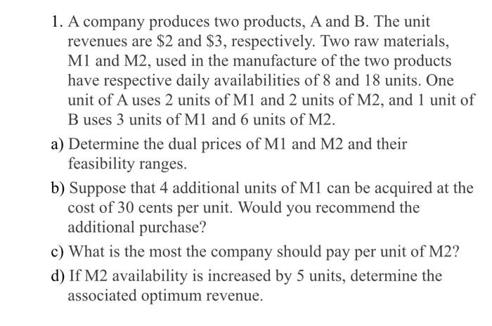 operation research please solve it step by step