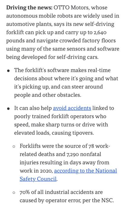 Please review the article below and post a one