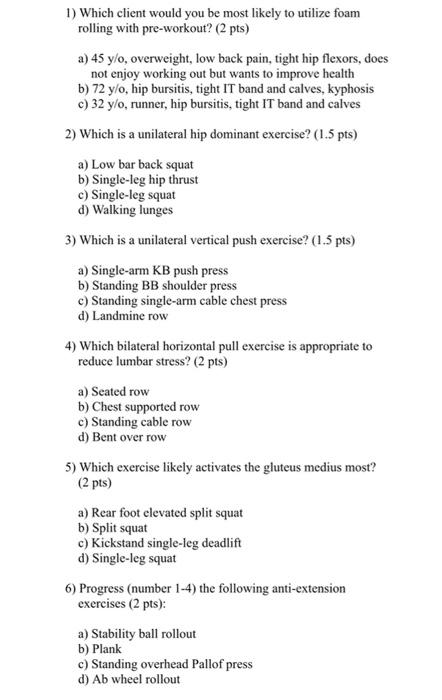 1) Which client would you be most likely to