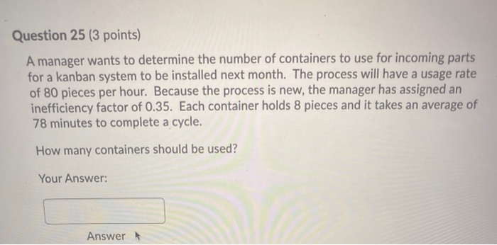 Question 24 (3 points) Your new manager is really