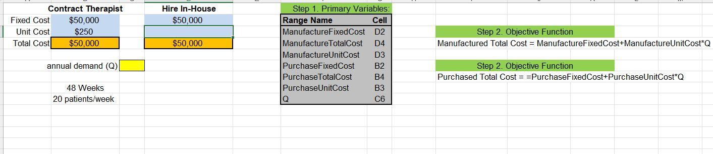 Using Excel, Chart possible outcomes to reflect a