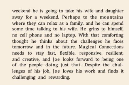 1. Write a SWOT Analysis 2. Identify the key