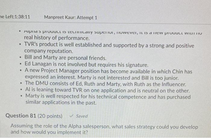urgent answer needed please Alpha Business Case