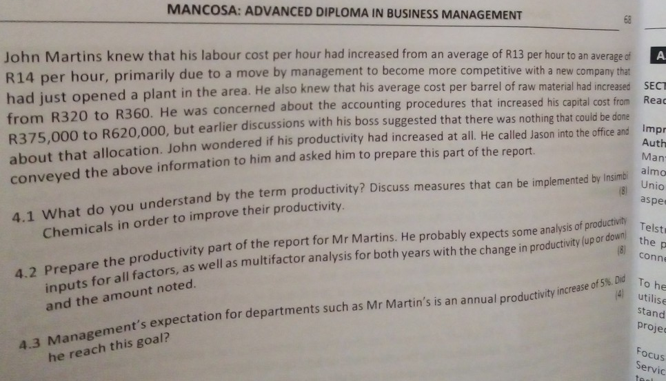 ative forecasting technique Baldon QUESTION 4