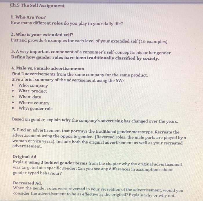 this is question of consumer behaviour Ch.5 The