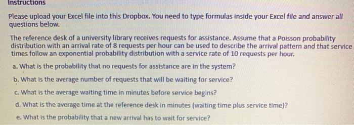 Can you post the excel formulas Instructions