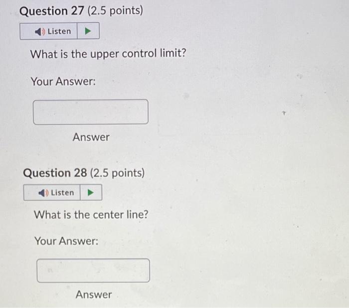 need a three-sigma R-chart Use the information