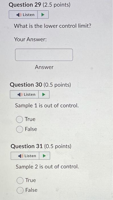 need a three-sigma R-chart Use the information