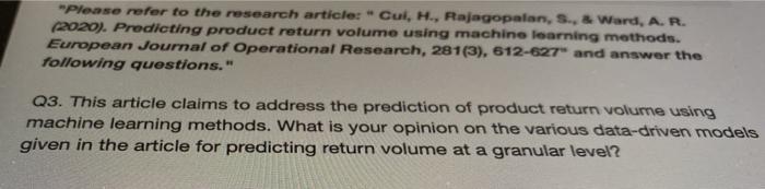 "Please refer to the research article: Cul, H.,