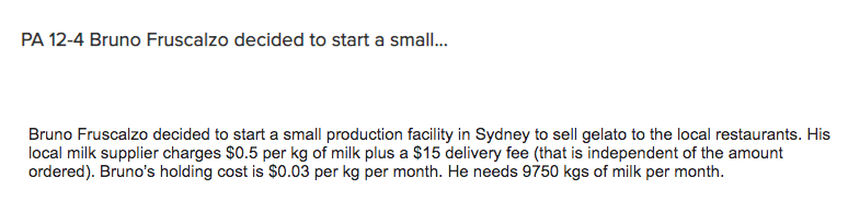 PA 12-4 Bruno Fruscalzo decided to start a