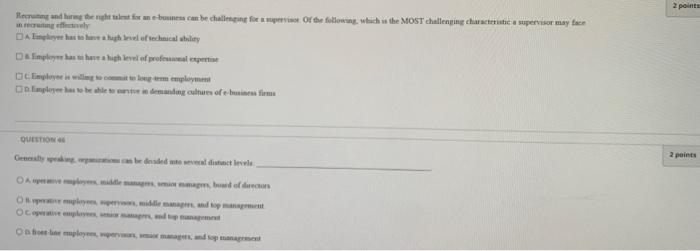 QUESTION employees specting knowledge management