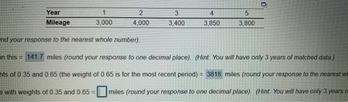 The mad for the forecast of all of using a