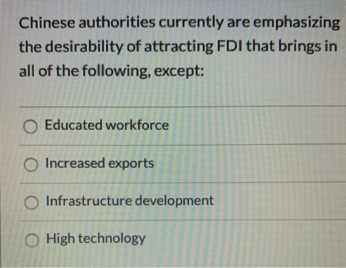 Chinese authorities currently are emphasizing the