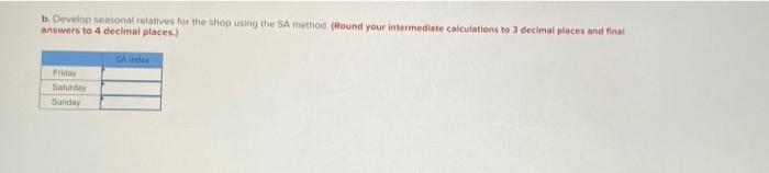 A tourist center is open on weekends (Friday.