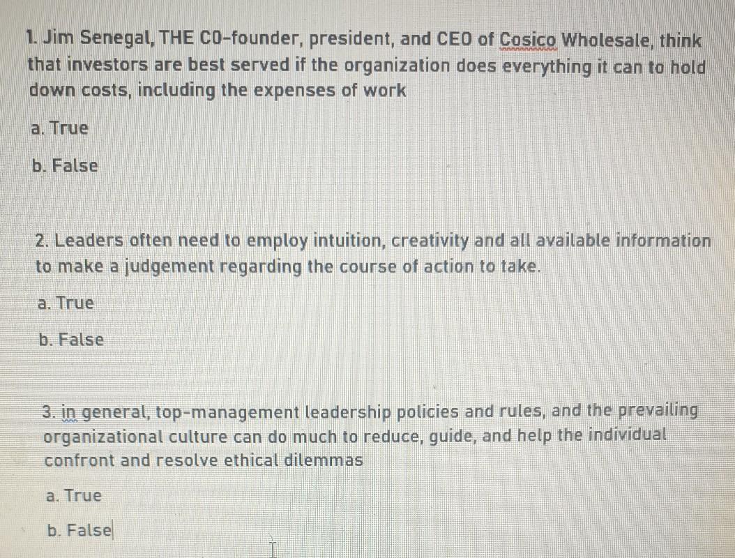 1. Jim Senegal, THE CO-founder, president, and