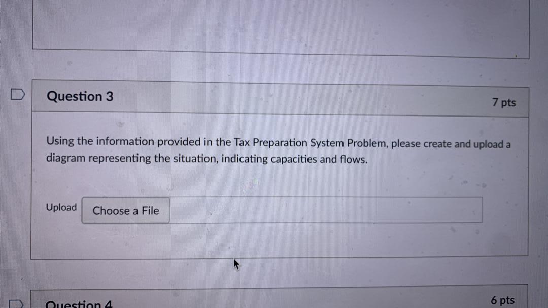 Tax Preparation System Problem (use for first 4