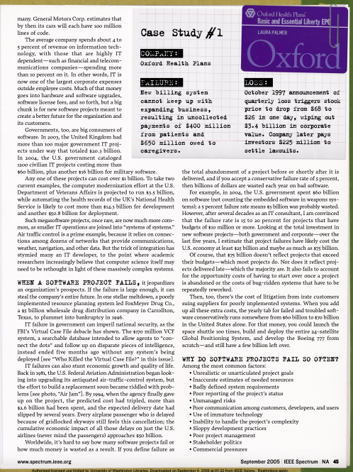 Read the attached article. Based on it, name