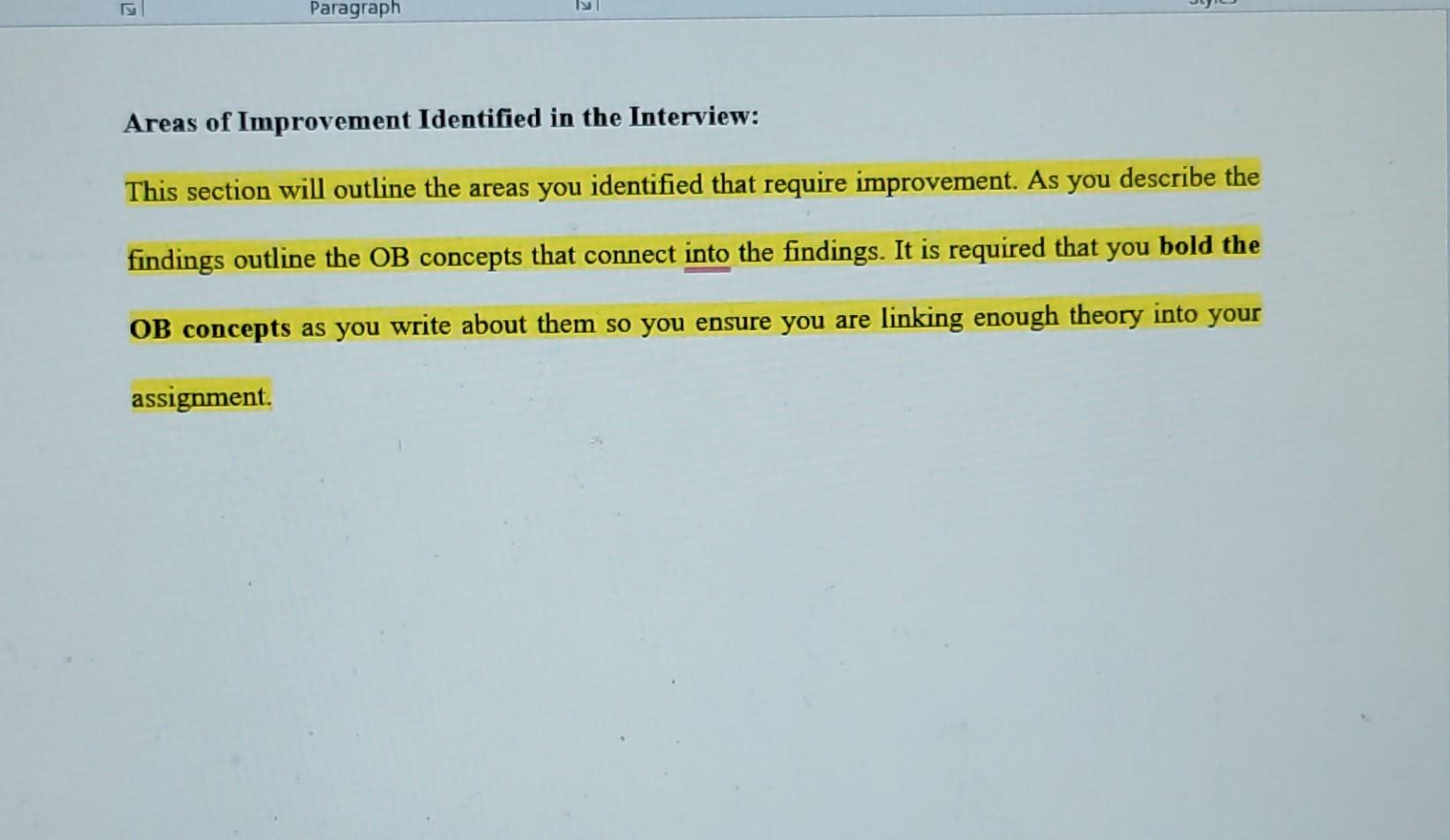 OB Consulting Assignment BUS1021 Section 1: