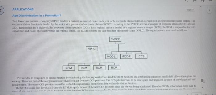please only answer based on case study age