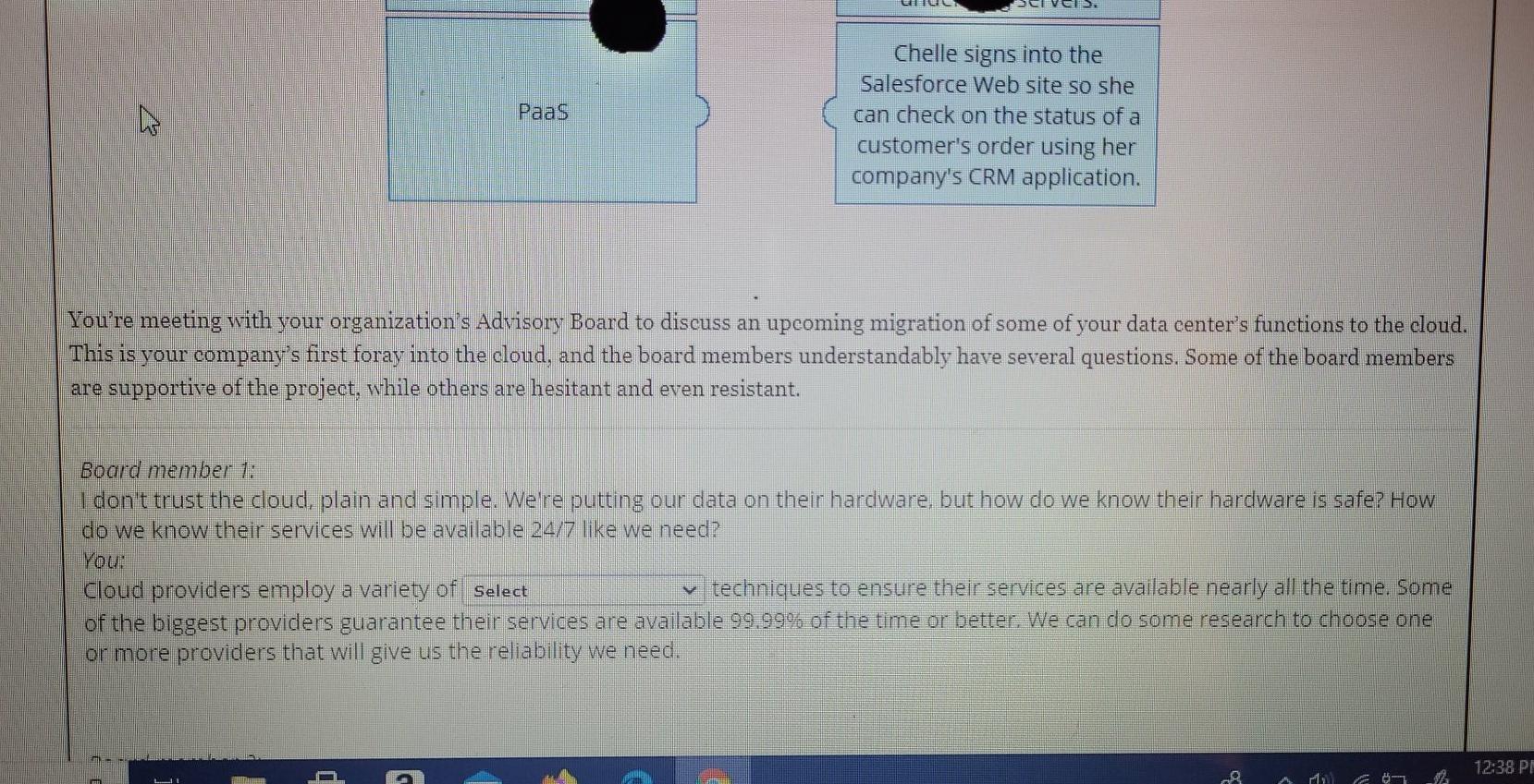Blue boxes need to be matched left to right,