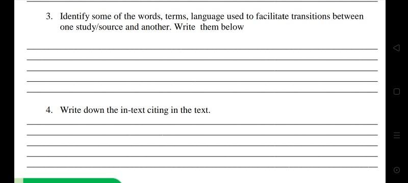 please help me. Activity 3: Let's Review Read and
