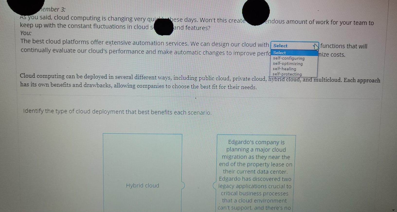 Blue boxes need to be matched left to right,