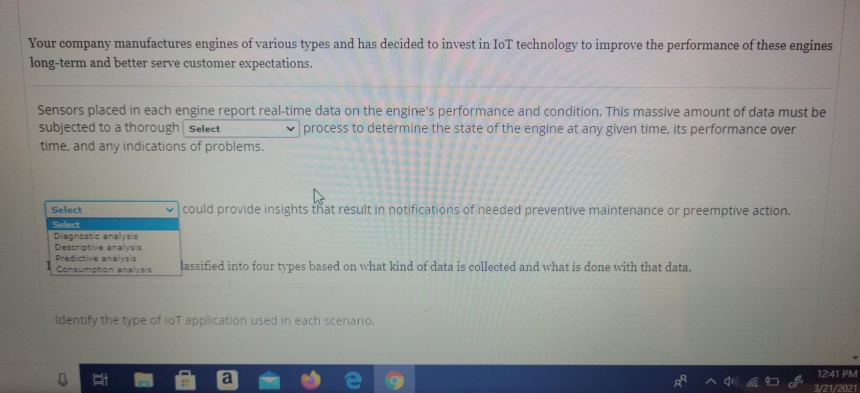 Blue boxes need to be matched left to right,