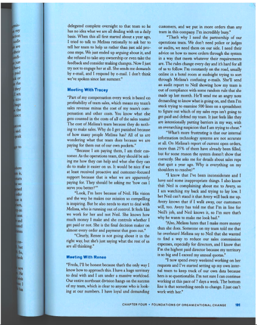 Case Study 3: 1 Just Can't Work With Her: Team