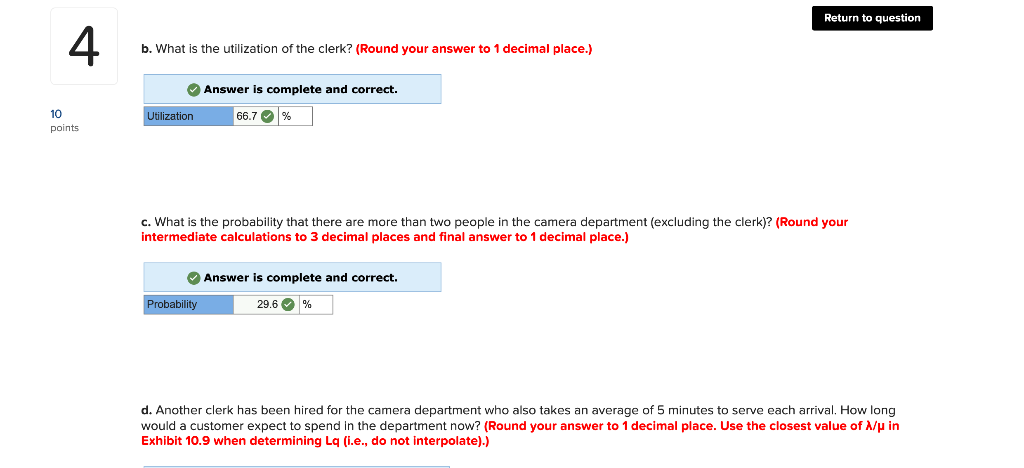 Please, help me with section D? Return to