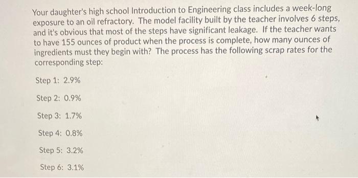 Your daughter's high school Introduction to