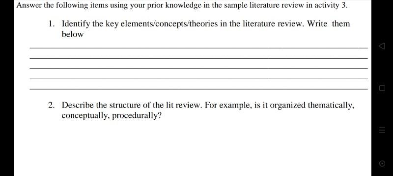 Please help me. Activity 3: Let's Review Read and