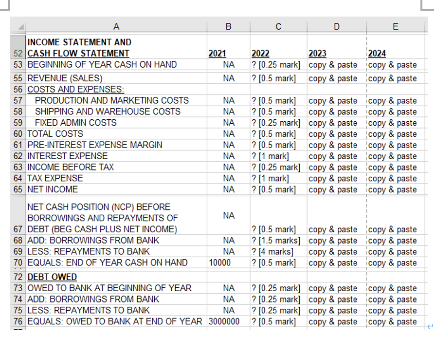 Question1 (40 marks) < Refer to Table 1. Write