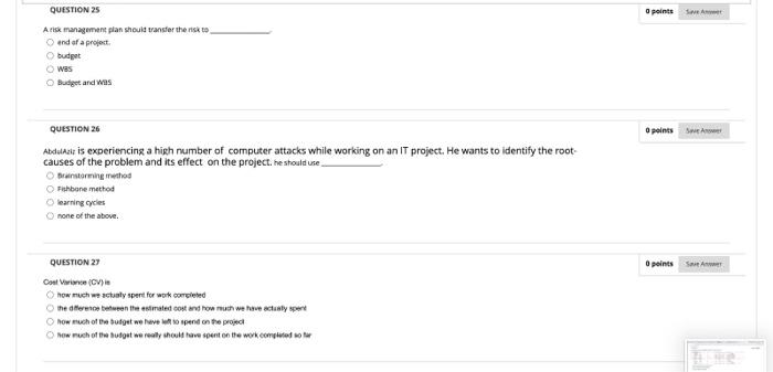 QUESTION 23 0 points Sri Why are the two