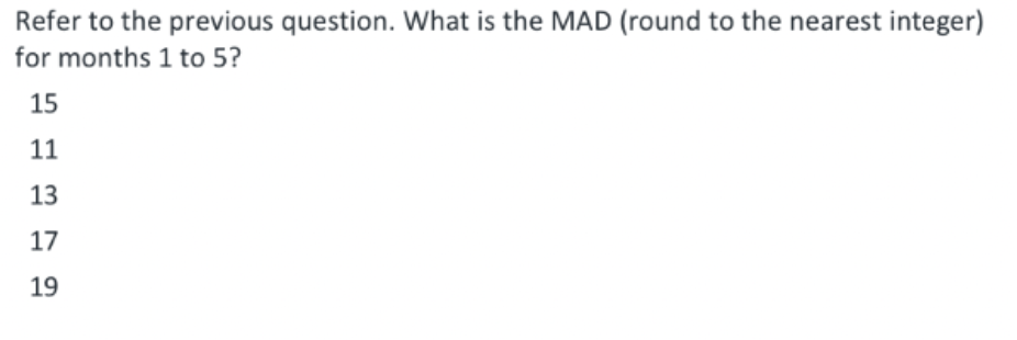 Q1a Q1b Given the following sales data, use a