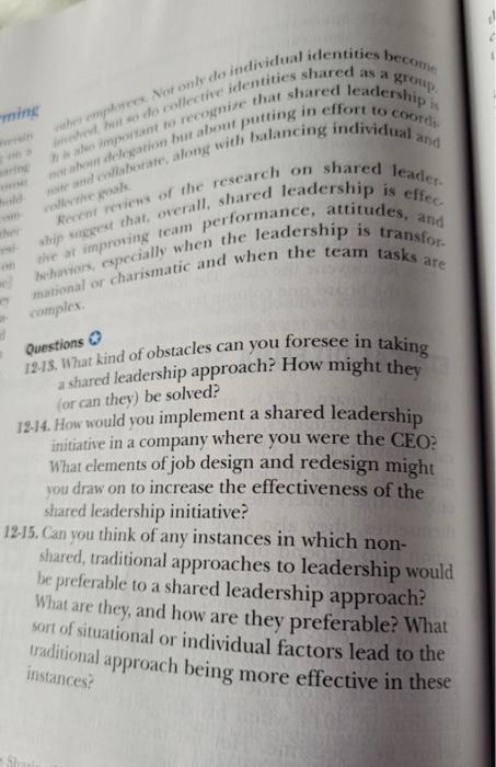 CASE-STUDY CASE INCIDENT 1 Sharing Is Performing