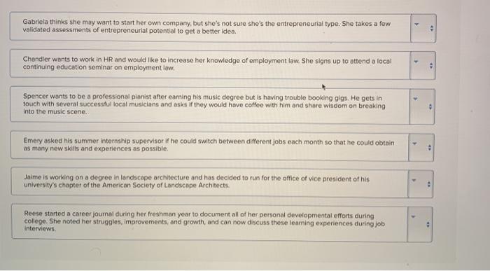 Developing Your Career Readiness This activity is