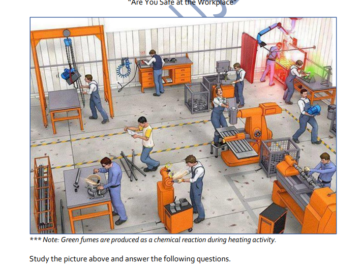 "Are You Sate at the workplace chom *** Note: