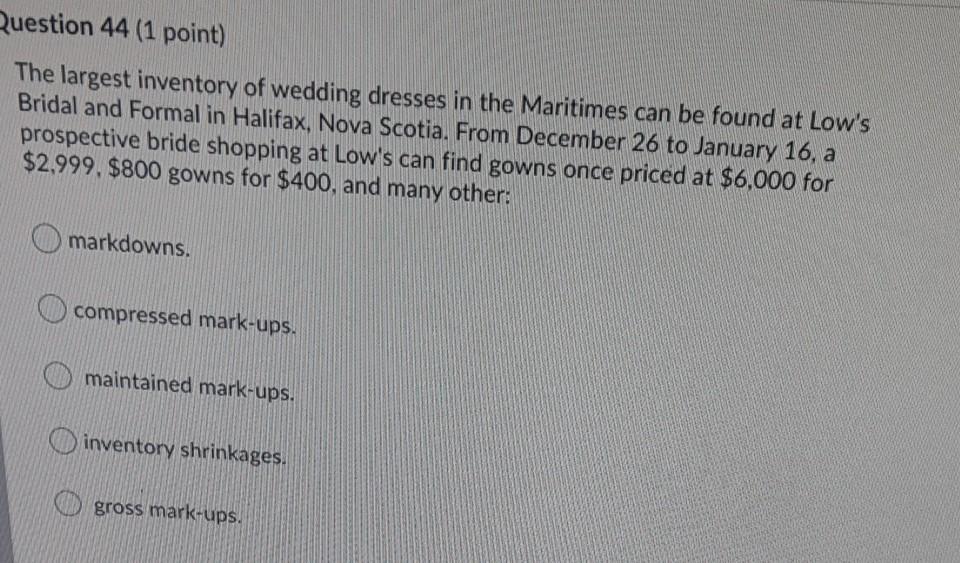 Question 42 (1 point) Dwayne saw an ad promoting